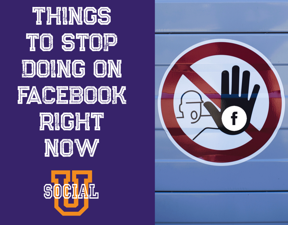 Things to Stop Doing on Facebook Right Now