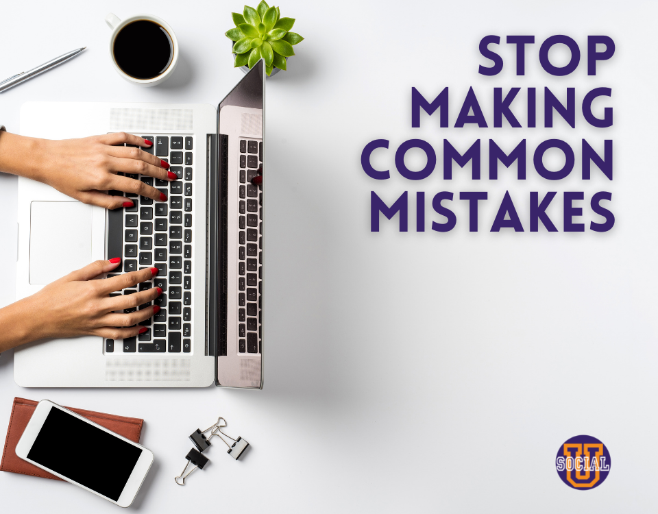 An illustrative graphic highlighting the importance of avoiding common mistakes in research and personal development